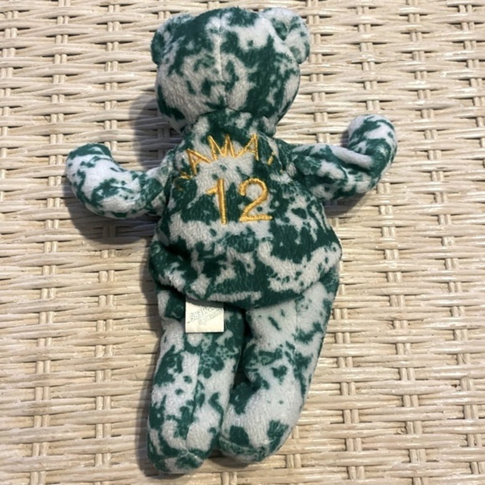 Joe Namath Beanie Baby Salvino's Bammers NFL New York Jets Green Bear